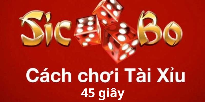 Nguyên tắc chơi Tài xỉu 45 giây 